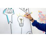 Marqueur permanent Eddind E 385 pointe pinceau flexible 1 à 5 mm - Pochette de 4