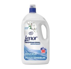 Assouplissant Lenor professional hypoallergénique - 200 lavages - Bidon de 4 L