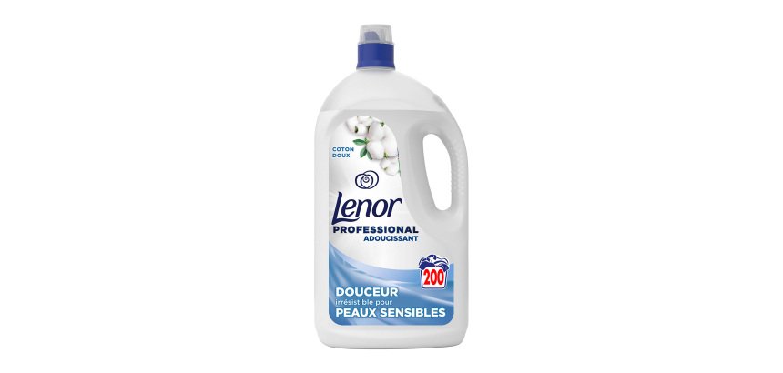 Assouplissant Lenor professional hypoallergénique - 200 lavages - Bidon de 4 L