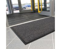 Tapis d'entrée Cosmo 60 x 90 cm gris/beige