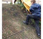 Tapis caillebotis en caoutchouc Eazy Scrub Miltex 60 x 40 cm