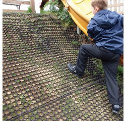 Tapis caillebotis en caoutchouc Eazy Scrub Miltex 60 x 40 cm