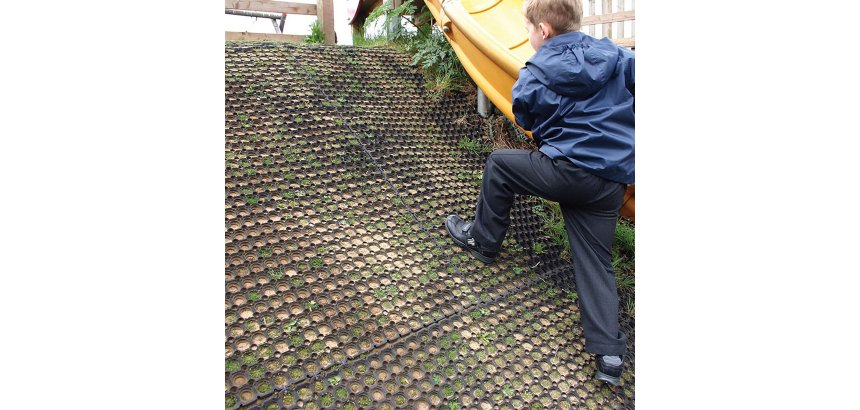 Tapis caillebotis en caoutchouc Eazy Scrub Miltex 60 x 40 cm