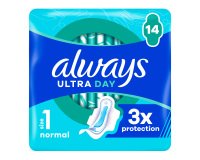 Serviettes hygiéniques Always Ultra Normal avec ailettes - Paquet de 14
