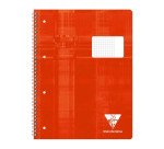 Cahier spiralé, A4, quadrillé avec marge