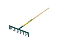 Râteau Duopro Leborgne 14 dents courbes, manche bois