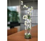 Bouquet cerisier + vase