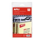 Colgadores autoadhesivos de plástico 100 unidades Apli