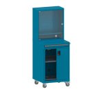 Armoire informatique mobile Lista porte battante 36x36E - H 193,7 x L 71,7 x P 72,5 cm