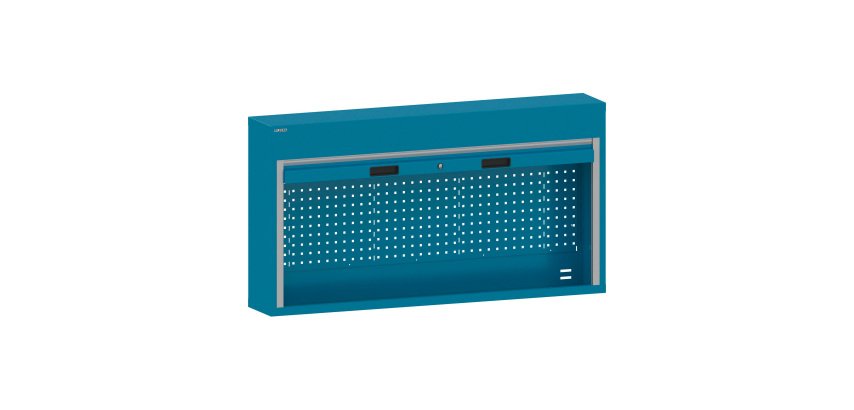 Lista - Armoire suspendue à rideaux - H 80 x P 25