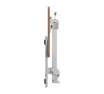 Scrivania compatta pieghevole elevabile Sit-Stand Leitz Ergo colore bianco