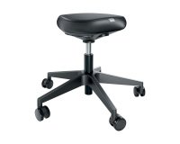 En_sgabello active con rotelle e sedile comfort l