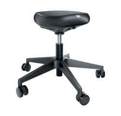 Sgabello Leitz Ergo con rotelle e sedile comfort