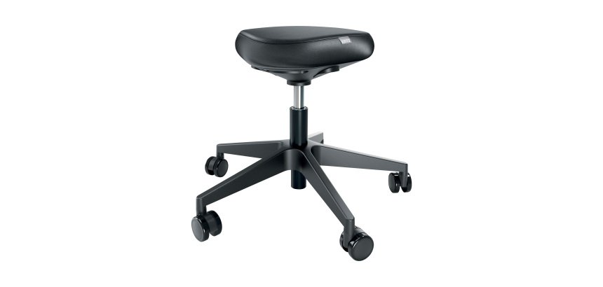 Sgabello Leitz Ergo con rotelle e sedile comfort