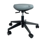 Sgabello Leitz Ergo Active con rotelle e sedile comfort oscillante