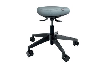 Sgabello Leitz Ergo Active con rotelle e sedile comfort oscillante