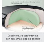 Sgabello Leitz Ergo con rotelle e sedile comfort