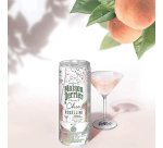 Cocktail sans alcool Maison Perrier Chic Roséllini pêche et rosé 25 cl - 24 canettes