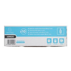 Bobines Terminaux bancaires Exacompta 40902E - l 60 mm x L 25 m, Ø 47 mm - 1 pli(s) - paquet de 30