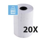 Bobines terminaux bancaires Exacompta 42454E - l 57 mm x L 8 m, Ø 40 mm - 2 pli(s) - paquet de 1