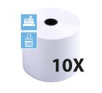 Bobines calculatrices caisses Exacompta 40592E - l 57 mm x L 44 m, Ø 70 mm - 1 pli(s) - paquet de 10