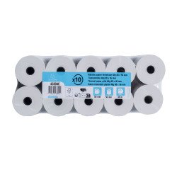 Bobines Balances Exacompta 43804E - l 80 mm x L 44 m, Ø 56 mm - 1 pli(s) - paquet de 10