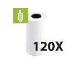 Bobines terminaux bancaires Exacompta 43642E - l 57 mm x L 9 m, Ø 30 mm - 1 pli(s) - paquet de 20