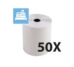 Bobines caisses Exacompta 40358E - l 76 mm x L 25 m, Ø 70 mm - 2 pli(s) - paquet de 10