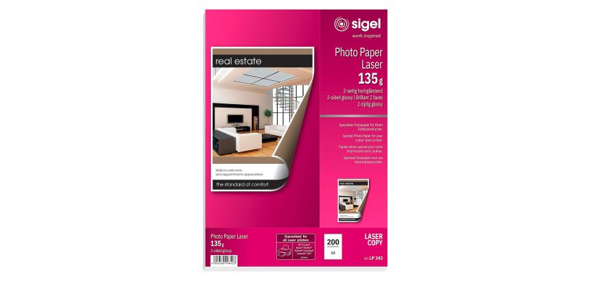 Papier photo, A3, 135 g/m2, glossy recto-verso