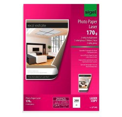 Papier photo,format A4, 170 g/m2, glossy recto-verso
