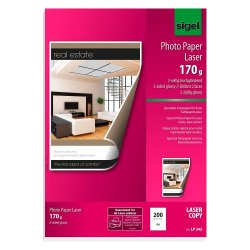 Papier photo,format A4, 170 g/m2, glossy recto-verso