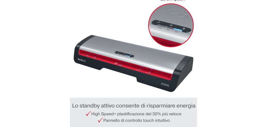 Plastificatrice GBC 250HS Office A3