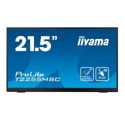 iiyama ProLite T2255MSC-B1 aanraakscherm voor pc 54,6 cm (21,5") 1920 x 1080 pixels Full HD LCD Zwart