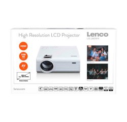 Lenco LPJ-280WH vidéoprojecteur LCD 800 x 480