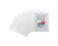 Chemise perforée à scratch Djois By Tarifold 25 x 32,5 cm incolore - Sachet de 12