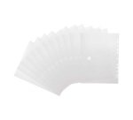 Chemise perforée à scratch Djois By Tarifold 25 x 32,5 cm incolore - Sachet de 12
