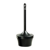 Cendrier sur pied Aladdin, 16,1 litres, noir