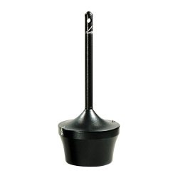 Cendrier sur pied Aladdin, 16,1 litres, noir