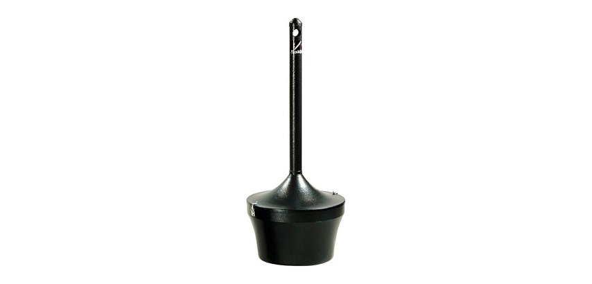 Cendrier sur pied Aladdin, 16,1 litres, noir