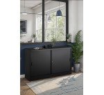 Armoire portes coulissantes grande largeur 105 x 180 cm