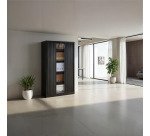 Armoire haute à rideaux monoblocs Eco-conçues 198 x 120 cm