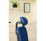 Chaise de bureau Ofys tissu avec accoudoirs 3D et appui-tete