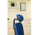 Chaise de bureau Ofys tissu avec accoudoirs 3D et appui-tete