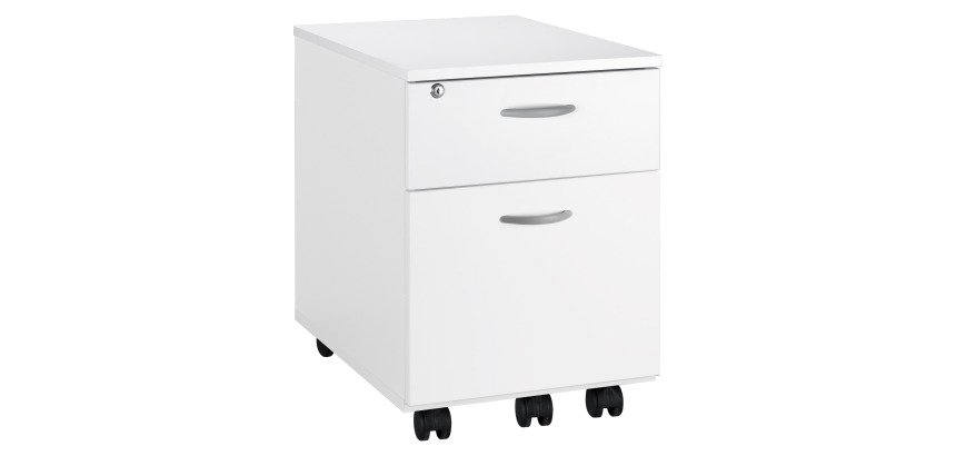 Caisson mobile bois Practica 2 tiroirs