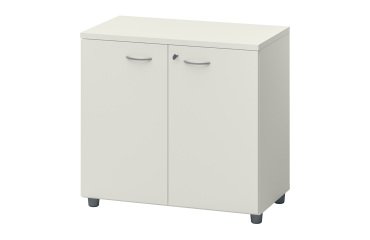 Sub-low cabinet with swing doors, H 75.5 x W 80 x D 45 cm Squadra