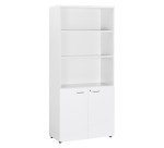 Bibliothèque haute avec portes basses Squadra