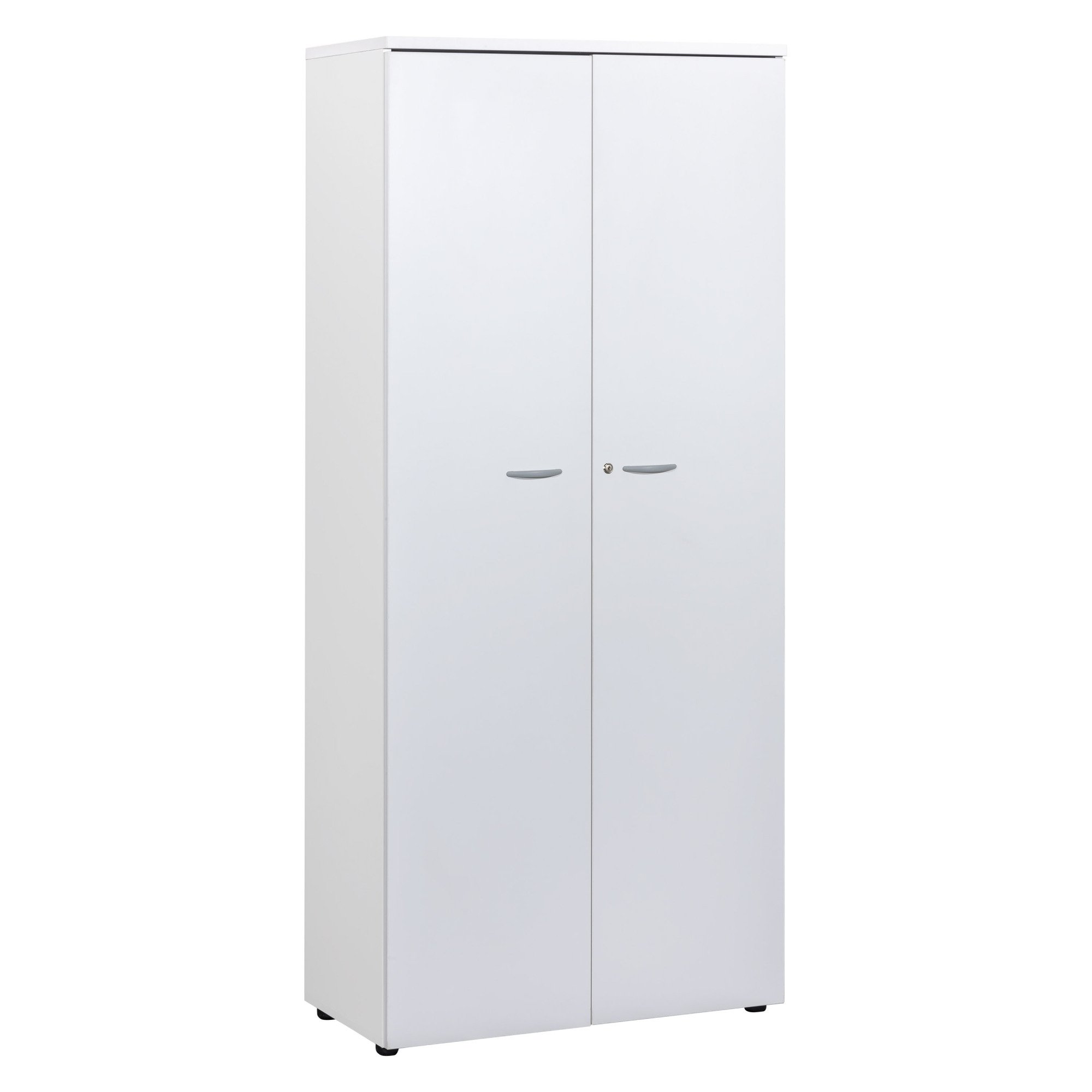 Armoire haute portes battantes H 200 x L 90 x P 45 cm Squadra