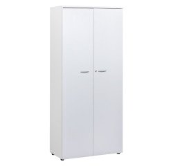 Tall wardrobe with hinged doors H 200 x W 90 x D 45 cm Squadra
