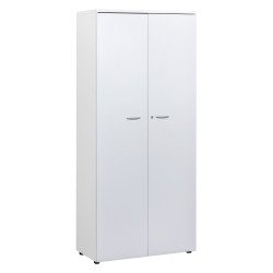 Armoire haute portes battantes H 200 x L 90 x P 45 cm Squadra