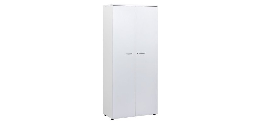 Hoge kast met klapdeuren H 200 x B 90 x D 45 cm Squadra